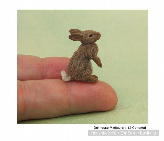 Авторская миниатюра Kerry Pajutee. Миниатюрные животные 1:12