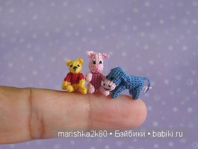 Миниатюрные вязаные композиции от Мариэллы (Mariella)