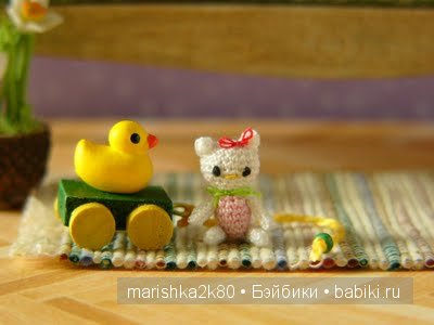 Миниатюрные вязаные композиции от Мариэллы (Mariella)