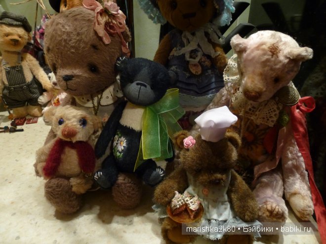 Игрушки ручной работы. 33 медведя