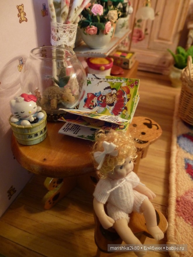 Домик-ночник. Кукольная миниатюра 1:12. Часть 4. Иванникова Марина (фото 8)