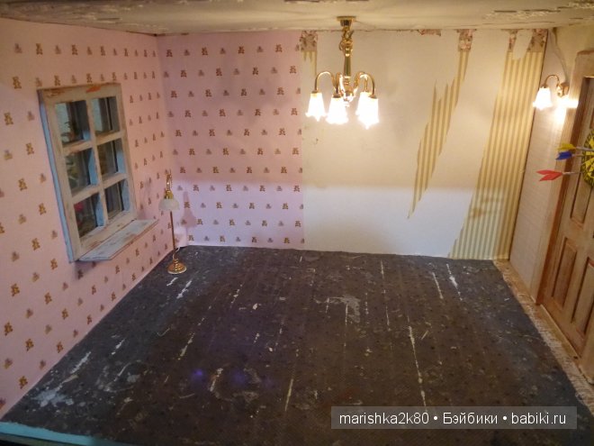 Домик-ночник. Кукольная миниатюра 1:12