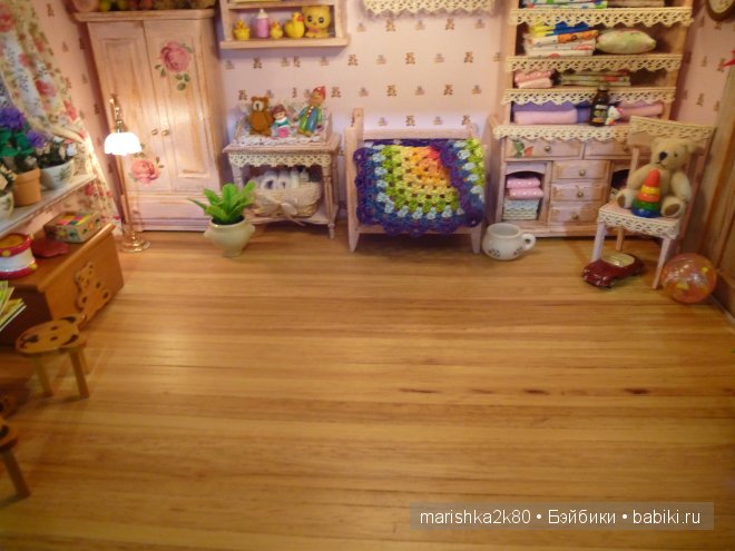 Домик-ночник. Кукольная миниатюра 1:12. Часть 4. Иванникова Марина (фото 4)