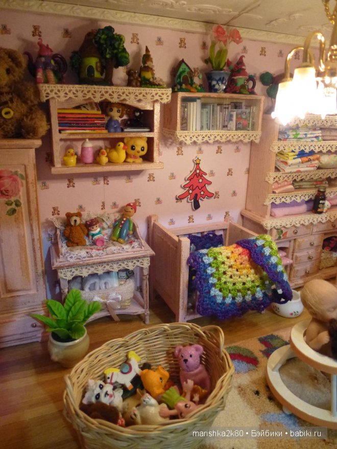 Домик-ночник. Кукольная миниатюра 1:12. Часть 4. Иванникова Марина