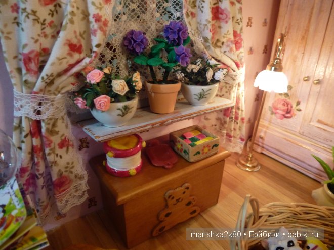 Домик-ночник. Кукольная миниатюра 1:12. Часть 4. Иванникова Марина (фото 9)