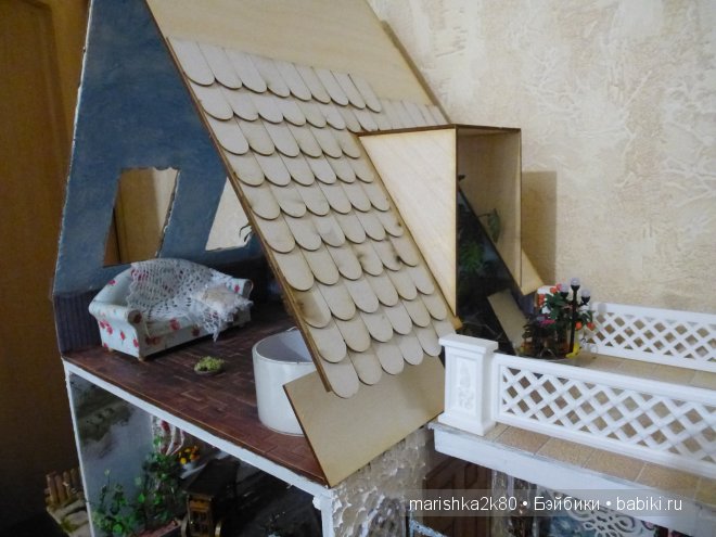 Домик-ночник. Кукольная миниатюра 1:12. Часть 4. Иванникова Марина