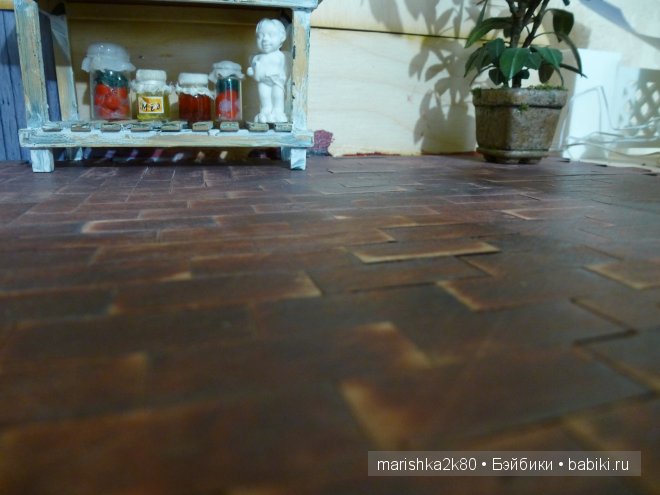 Домик-ночник. Кукольная миниатюра 1:12. Часть 4. Иванникова Марина