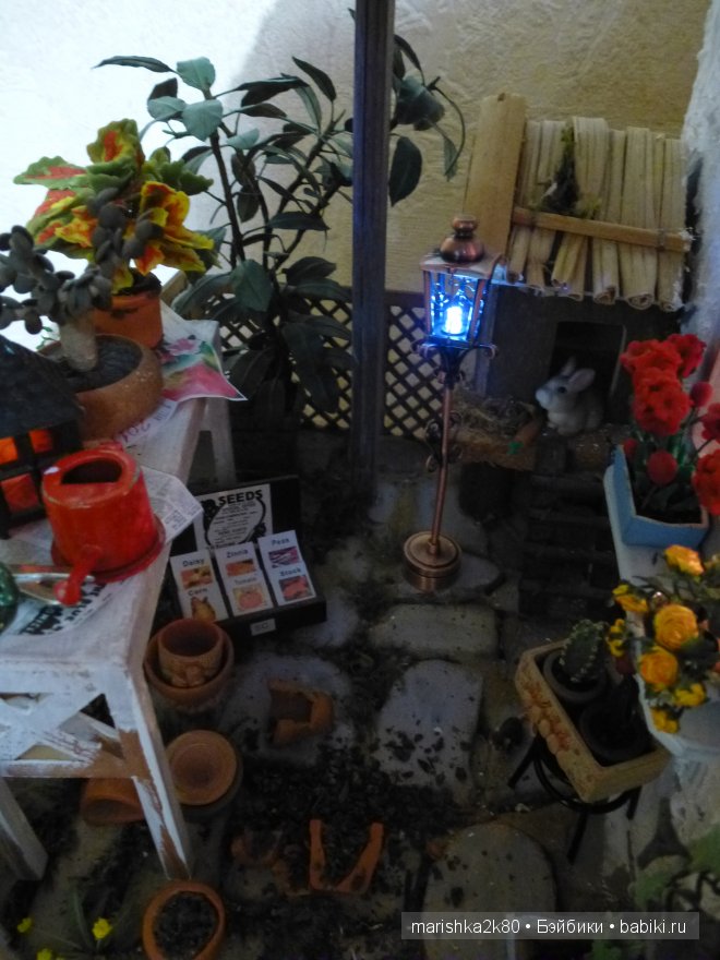 Домик-ночник. Кукольная миниатюра 1:12. Часть 4. Иванникова Марина