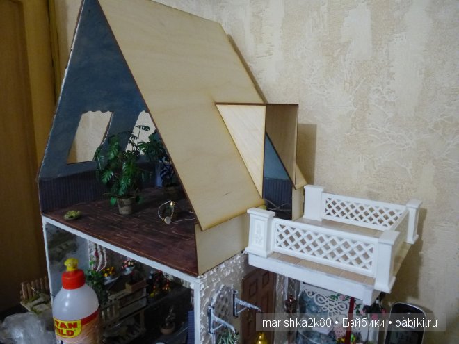 Домик-ночник. Кукольная миниатюра 1:12. Часть 4. Иванникова Марина