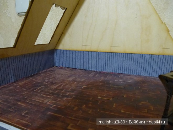 Домик-ночник. Кукольная миниатюра 1:12. Часть 4. Иванникова Марина