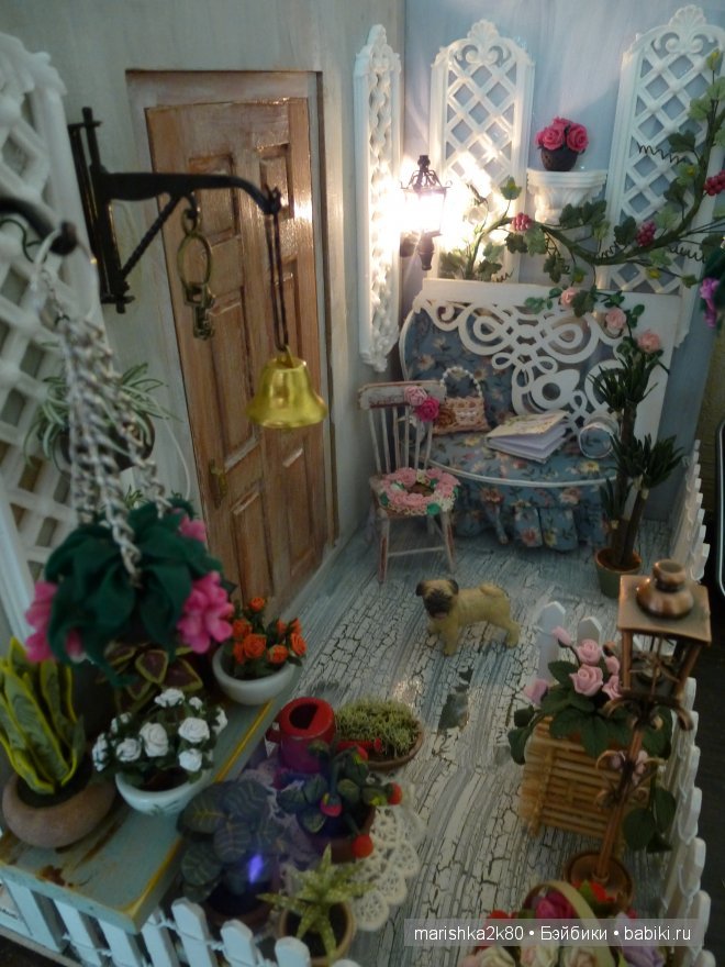 Домик-ночник. Кукольная миниатюра 1:12. Часть 4. Иванникова Марина