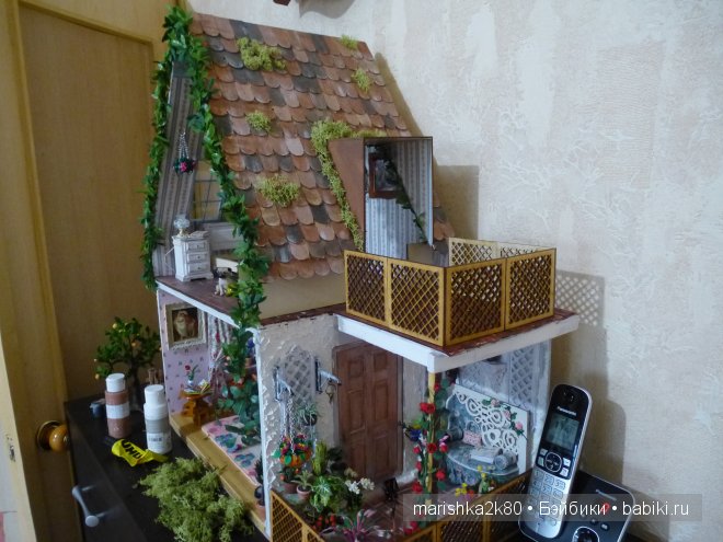 Домик-ночник. Кукольная миниатюра 1:12. Часть 4. Иванникова Марина