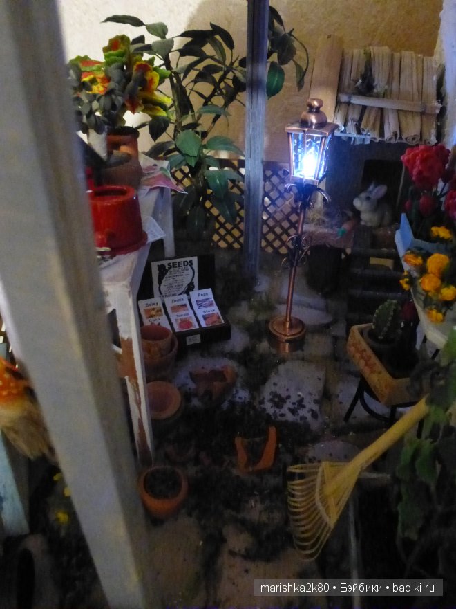 Домик-ночник. Кукольная миниатюра 1:12. Часть 4. Иванникова Марина