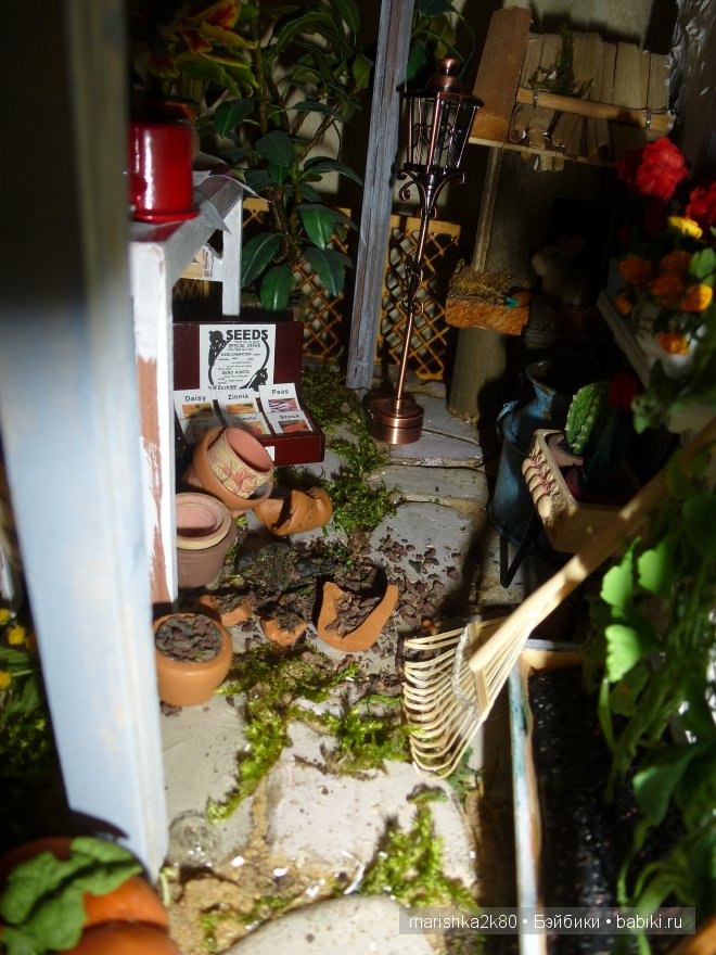 Домик-ночник. Кукольная миниатюра 1:12. Часть 4. Иванникова Марина