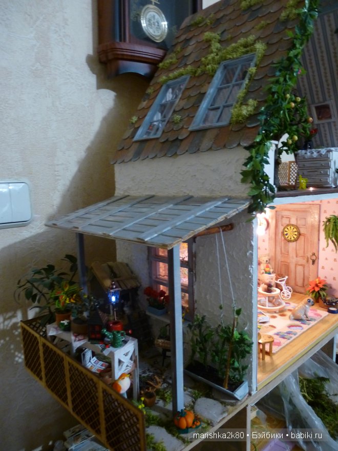 Домик-ночник. Кукольная миниатюра 1:12. Часть 4. Иванникова Марина