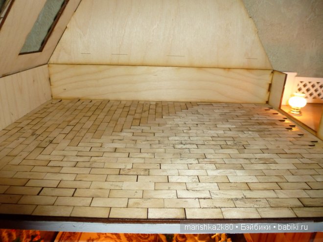 Домик-ночник. Кукольная миниатюра 1:12. Часть 4. Иванникова Марина