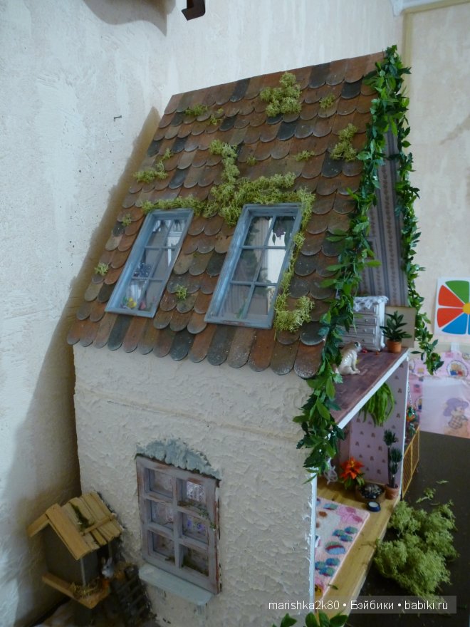 Домик-ночник. Кукольная миниатюра 1:12. Часть 4. Иванникова Марина