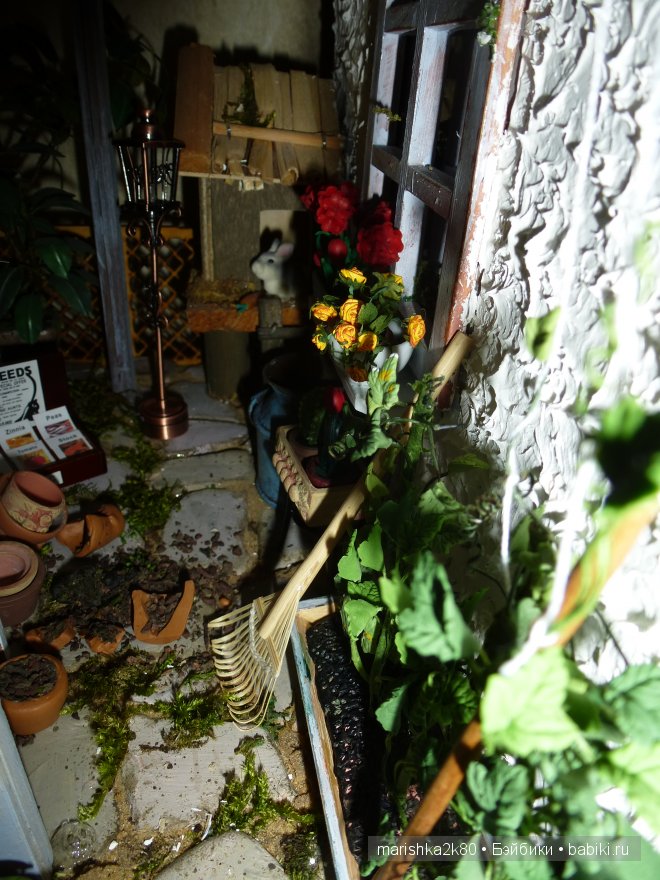 Домик-ночник. Кукольная миниатюра 1:12. Часть 4. Иванникова Марина