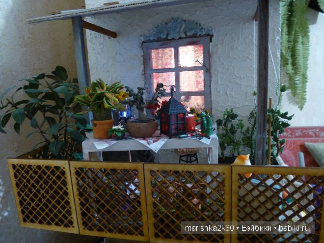 Домик-ночник. Кукольная миниатюра 1:12. Часть 4. Иванникова Марина