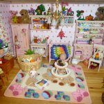 Домик-ночник. Кукольная миниатюра 1:12. Часть 4. Иванникова Марина