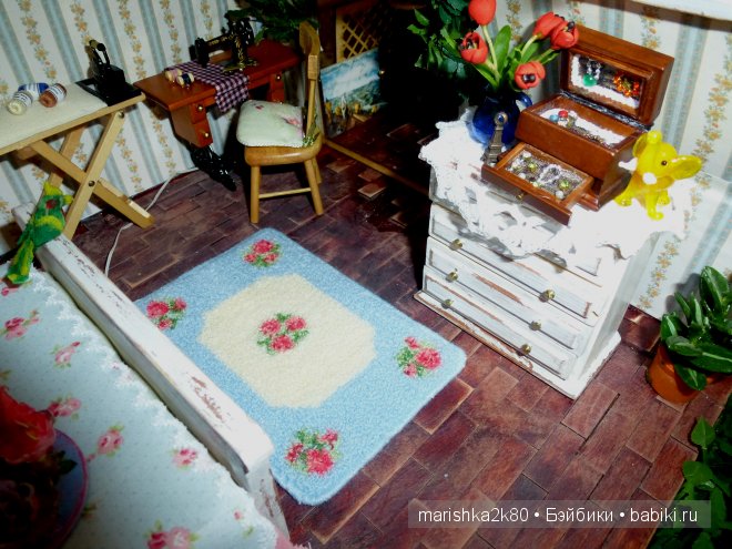 Домик-ночник. Кукольная миниатюра 1:12. Часть 5. Иванникова Марина (фото 10)