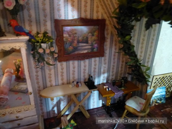 Домик-ночник. Кукольная миниатюра 1:12. Часть 5. Иванникова Марина (фото 7)