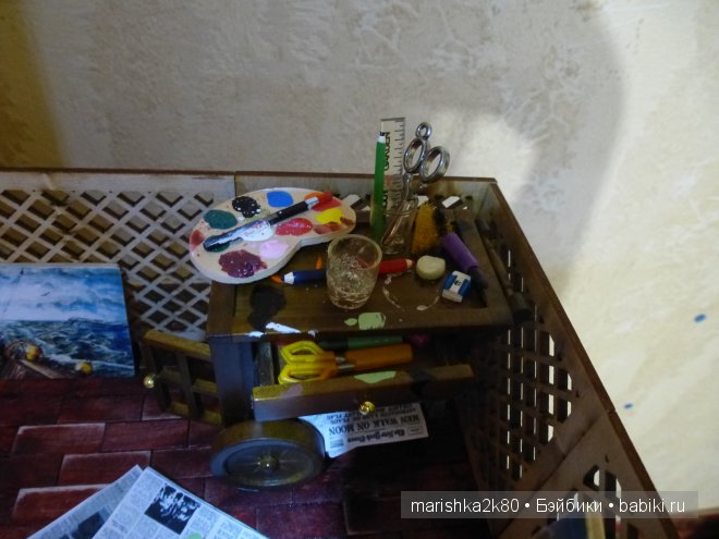 Домик-ночник. Кукольная миниатюра 1:12. Часть 5. Иванникова Марина