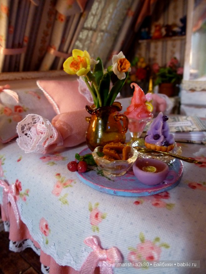 Домик-ночник. Кукольная миниатюра 1:12. Часть 5. Иванникова Марина (фото 2)