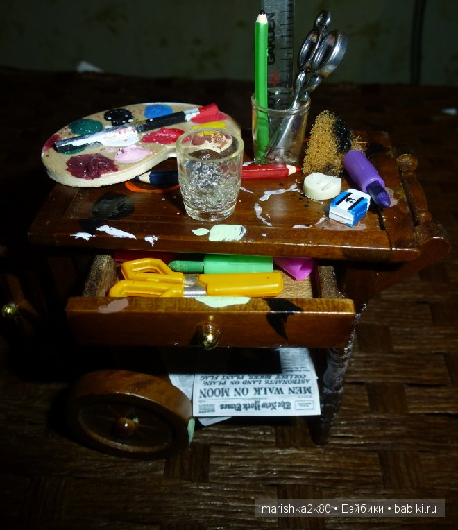 Домик-ночник. Кукольная миниатюра 1:12. Часть 5. Иванникова Марина