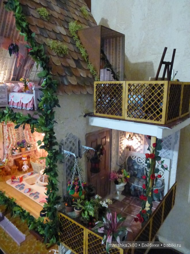 Домик-ночник. Кукольная миниатюра 1:12. Часть 5. Иванникова Марина