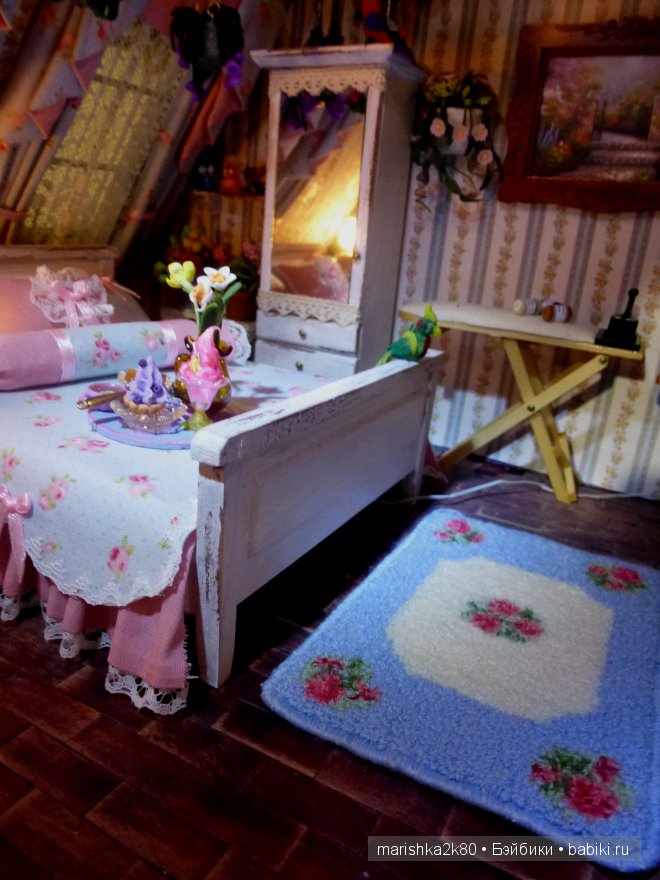 Домик-ночник. Кукольная миниатюра 1:12. Часть 5. Иванникова Марина