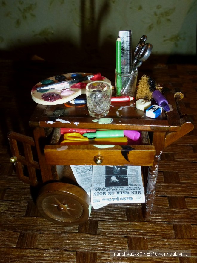 Домик-ночник. Кукольная миниатюра 1:12. Часть 5. Иванникова Марина