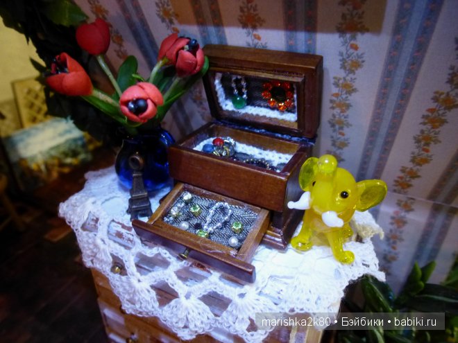 Домик-ночник. Кукольная миниатюра 1:12. Часть 5. Иванникова Марина (фото 6)