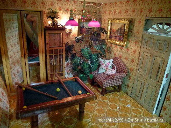 Домик-ночник. Кукольная миниатюра 1:12. Часть 5. Иванникова Марина