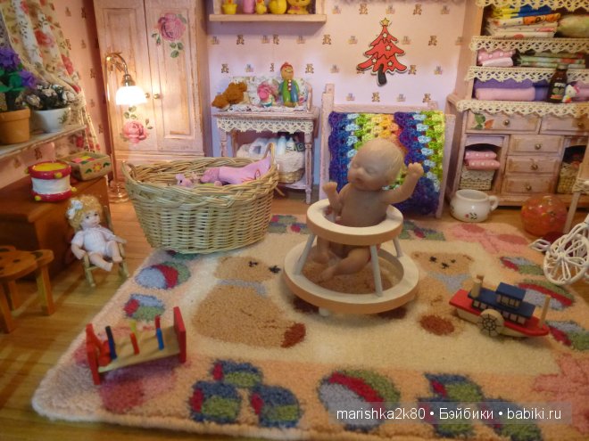Домик-ночник. Кукольная миниатюра 1:12. Часть 5. Иванникова Марина