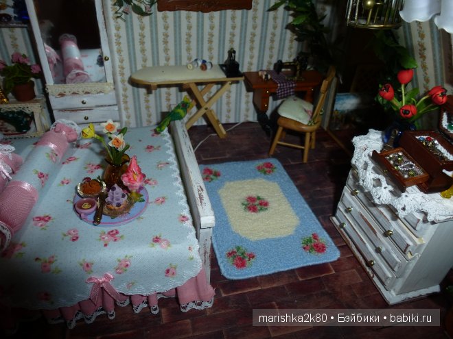 Домик-ночник. Кукольная миниатюра 1:12. Часть 5. Иванникова Марина (фото 8)