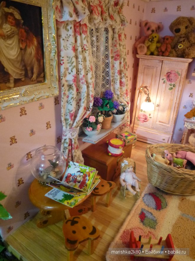Домик-ночник. Кукольная миниатюра 1:12. Часть 5. Иванникова Марина