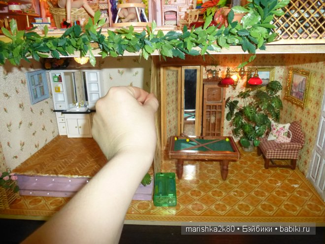 Домик-ночник. Кукольная миниатюра 1:12. Часть 5. Иванникова Марина