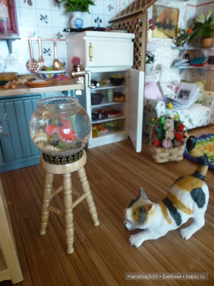 Домик-ночник. Кукольная миниатюра 1:12. Часть 6. Иванникова Марина (фото 10)