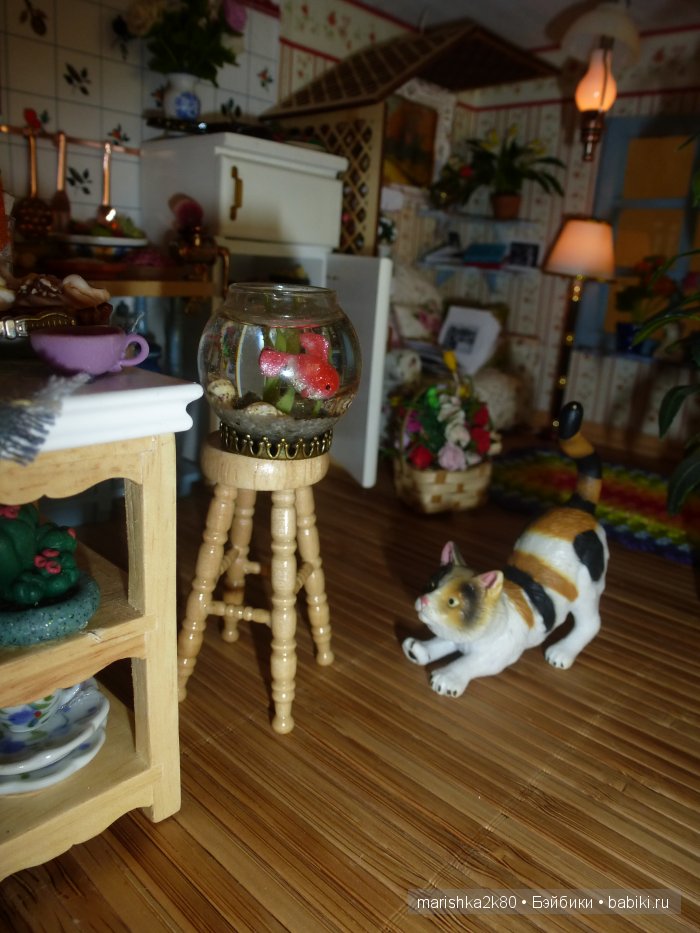 Домик-ночник. Кукольная миниатюра 1:12. Часть 6. Иванникова Марина (фото 7)