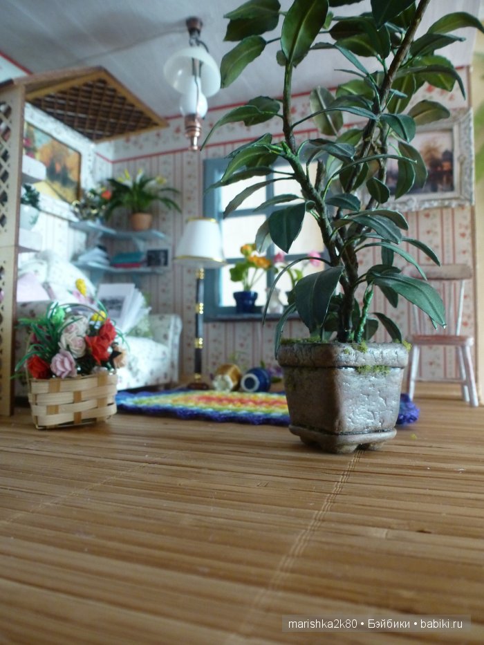 Домик-ночник. Кукольная миниатюра 1:12. Часть 6. Иванникова Марина