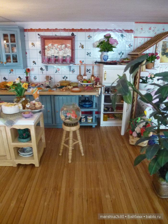 Домик-ночник. Кукольная миниатюра 1:12. Часть 6. Иванникова Марина