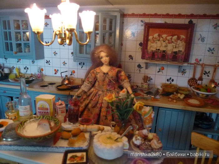 Домик-ночник. Кукольная миниатюра 1:12. Часть 6. Иванникова Марина (фото 2)