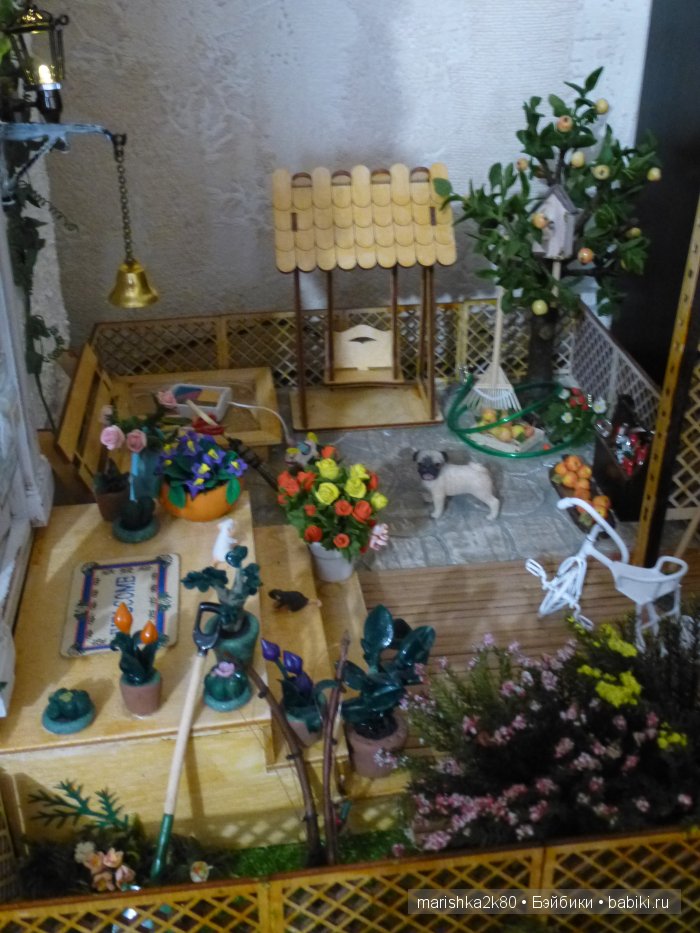 Домик-ночник. Кукольная миниатюра 1:12. Часть 7. Заключительная! Иванникова Марина (фото 4)