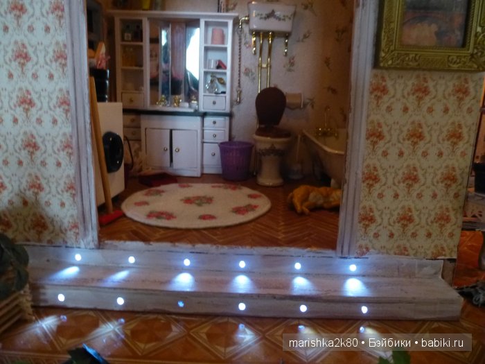 Домик-ночник. Кукольная миниатюра 1:12. Часть 7. Заключительная! Иванникова Марина