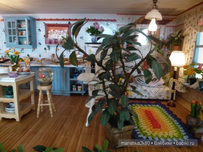 Домик-ночник. Кукольная миниатюра 1:12. Часть 7. Заключительная! Иванникова Марина