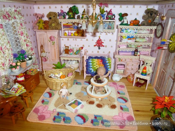 Домик-ночник. Кукольная миниатюра 1:12. Часть 7. Заключительная! Иванникова Марина