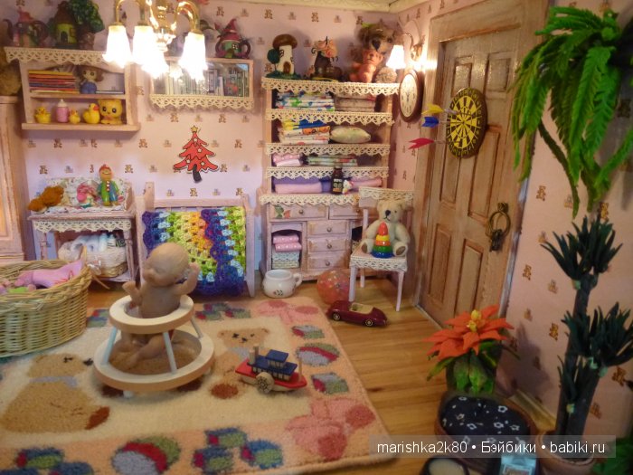 Домик-ночник. Кукольная миниатюра 1:12. Часть 7. Заключительная! Иванникова Марина