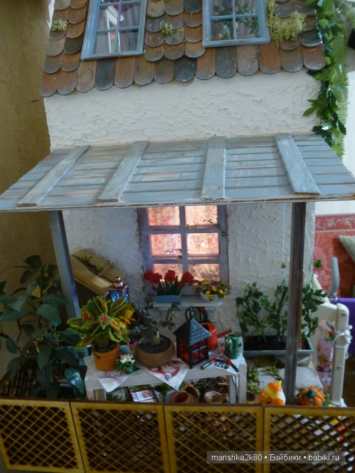 Домик-ночник. Кукольная миниатюра 1:12. Часть 7. Заключительная! Иванникова Марина