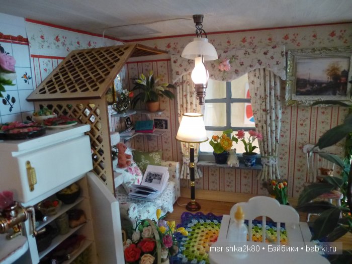 Домик-ночник. Кукольная миниатюра 1:12. Часть 7. Заключительная! Иванникова Марина